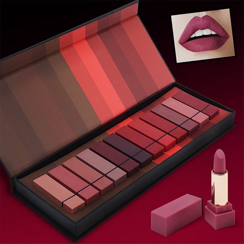 Spectrum Square 12-Color Lipstick Set