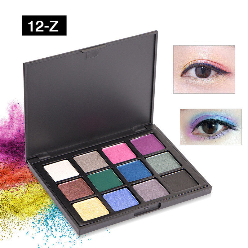 SparkleHue 40-Color Waterproof Glitter Palette